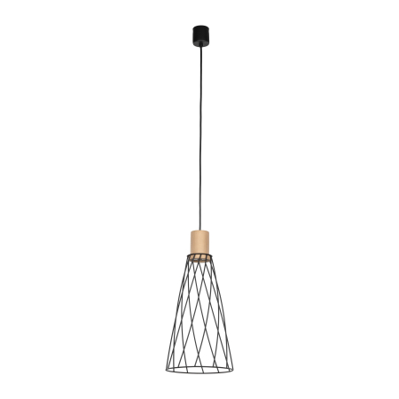 Lustre si pendule - Lampa suspendata MODESTO E27 1 x max 15W LED Negru 19 cm