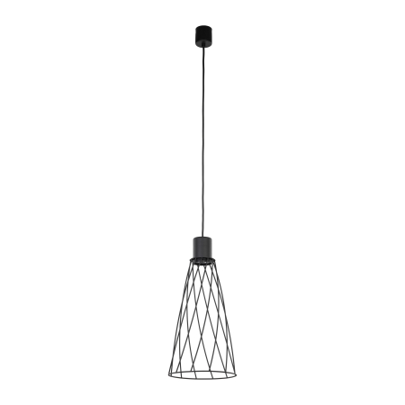 Lustre si pendule - Lampa suspendata MODESTO E27 1 x max 15W LED Negru 19 cm