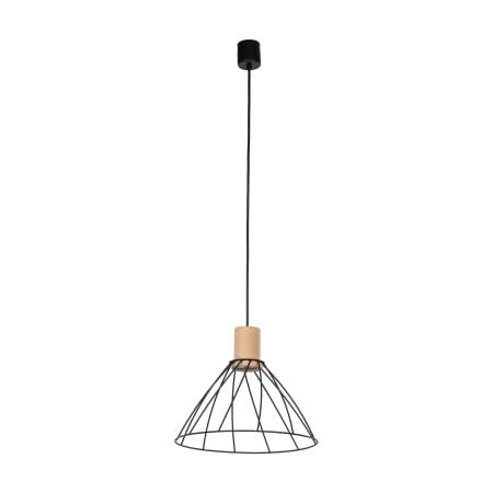 Lustre si pendule - Lampa suspendata MODESTO E27 1 x max 15W LED Negru 29,5 cm