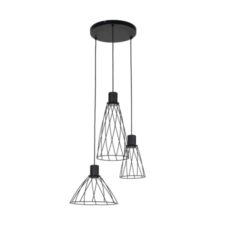 Lustre si pendule - Lampa suspendata MODESTO E27 3 x max 15W LED Negru 50 cm