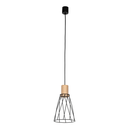 Lustre si pendule - Lampa suspendata MODESTO GU10 1 x max 15W LED Pin, Negru 16 cm