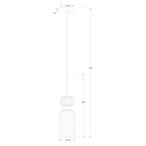 Lampă suspendată Molly 1xE14 12 cm chihlimbar [9]