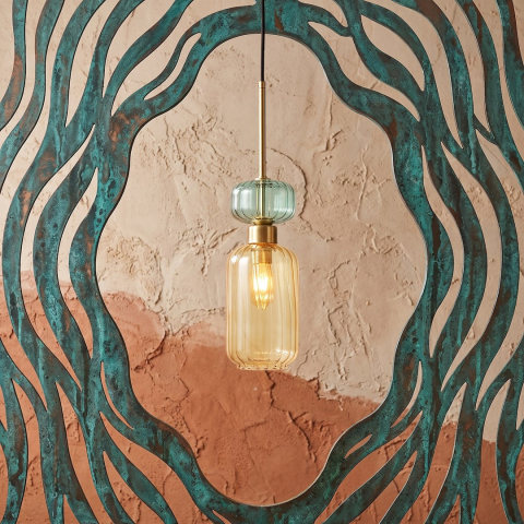 Lampă suspendată Molly 1xE14 12 cm chihlimbar [6]