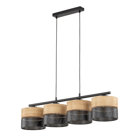 Lustre si pendule - Lampa suspendata NICOL E27 4 x max 15W LED Negru 94 cm