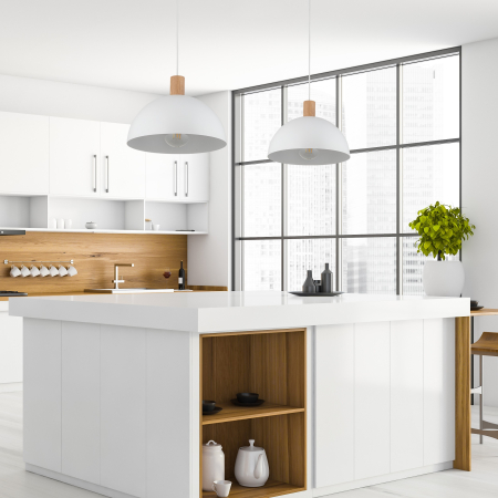 Lampa suspendata OSLO E27 1 x max 15W LED Alb, Pin 33,5 cm [1]