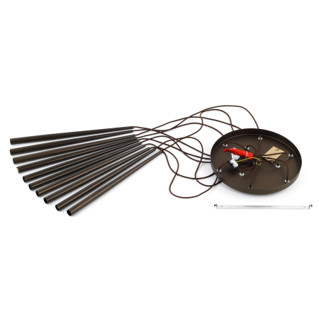 Lampa suspendata PIANO G9 10 x max 8W LED Brun 35 cm [7]