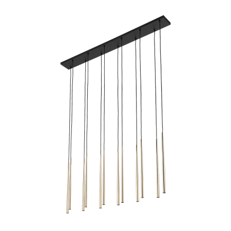 Lampa suspendata PIANO G9 12 x max 8W LED Auriu, Negru 12 cm [5]