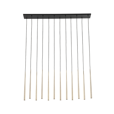 Lampa suspendata PIANO G9 12 x max 8W LED Auriu, Negru 12 cm [7]