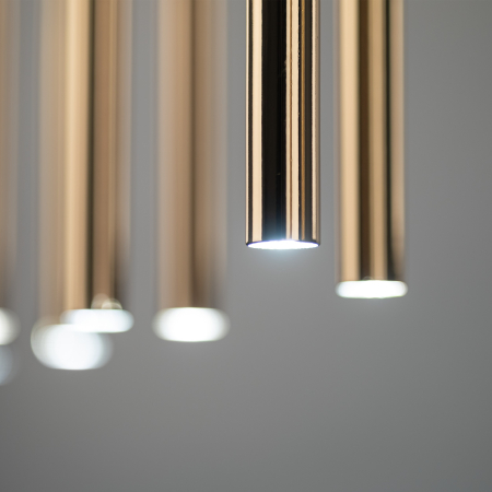 Lampa suspendata PIANO G9 12 x max 8W LED Auriu, Negru 12 cm [3]