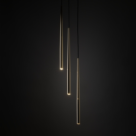 Lampa suspendata PIANO G9 3 x max 8W LED Auriu, Negru 20 cm [2]