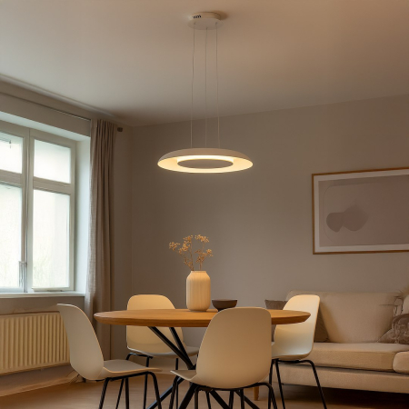 Lampă suspendată Piattino Alb 30W LED 3000K-4000K-6000K [4]