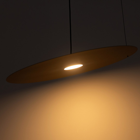 Lampă suspendată Piatto 1xGX53 45 cm taupe [3]