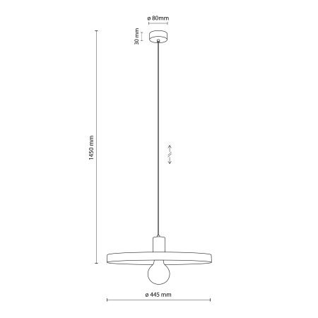 Lampa suspendata SILA E27 max 15W LED  40 cm [8]