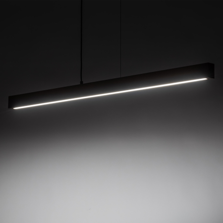 Lampa suspendata TEO LED 1 x max 13W LED Negru 126 cm [8]