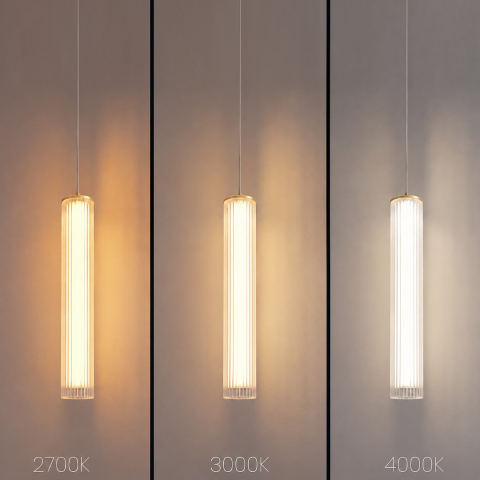 Lampă suspendată baie Trivia Aurie 10W LED CCT IP44 [2]