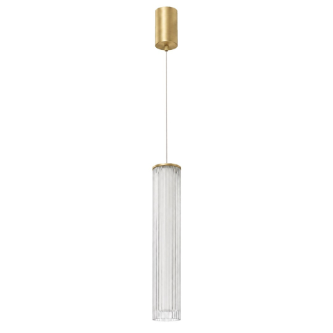 Lampă suspendată baie Trivia Aurie 10W LED CCT IP44 [5]