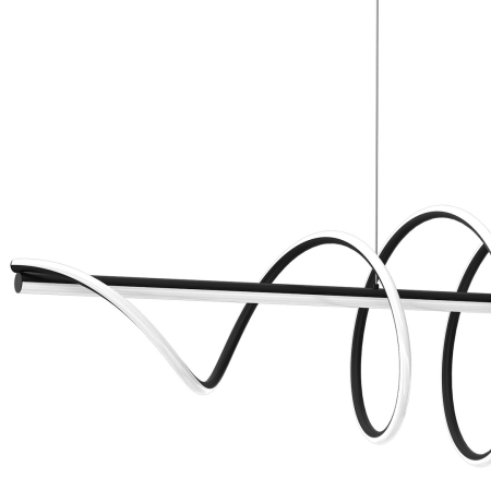 LAMPĂ SUSPENDATĂ TWIST BLACK 90W LED [1]
