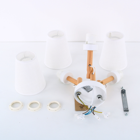 Lampa suspendata VAIO E27 3 x max 15W LED Alb, Pin 46 cm [3]