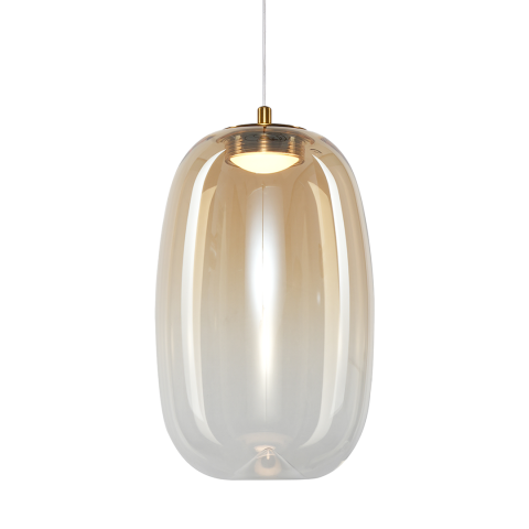 Lampă suspendată Vaso 3, amber, 4W [1]