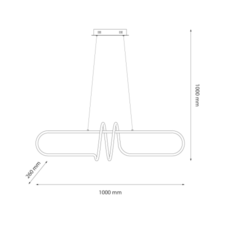 Lampă suspendată VERTIGO 54W LED 4000K [4]