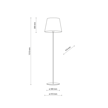 Lampadar CHICAGO E27 max 15W LED  41 cm [3]