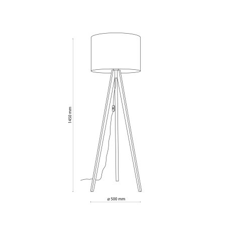 Lampadar GRAND E27 1 x max 15W LED Pin 50 cm [4]