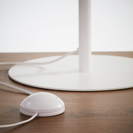 Lampadar LINOBIANCO E27 1 x max 15W LED Alb 50 cm [3]