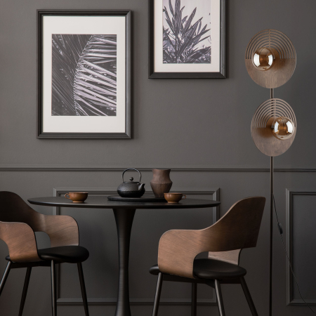 Lampadare - Lampadar LUNAR WOOD G9 max 8W LED  30 cm