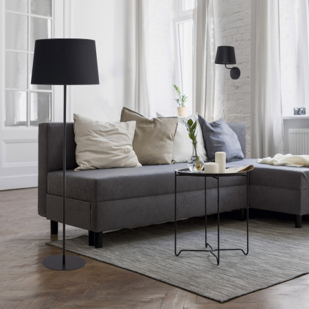 Lampadar MAJA E27 1 x max 15W LED Negru 45 cm [3]