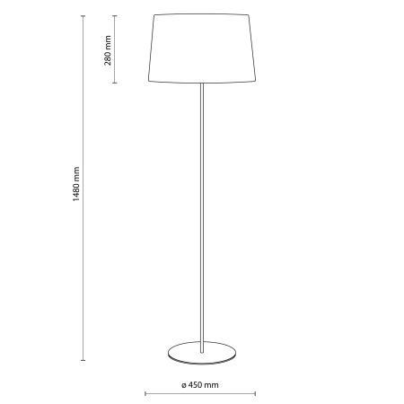 Lampadar MAJA E27 max 15W LED Sabia 45 cm [5]