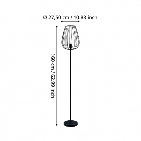 Lampadar NEWTOWN E27 1X60W [2]