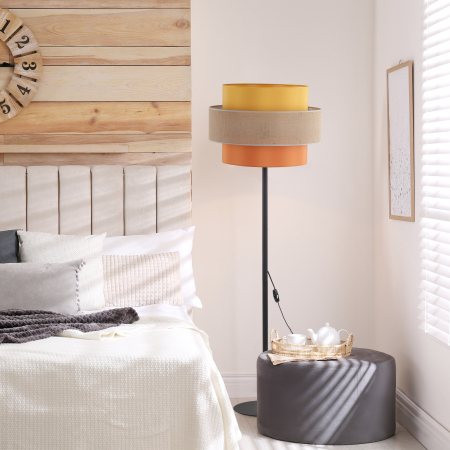 Lampadar TRIO E27 1 x max 15W LED Negru 50 cm [1]