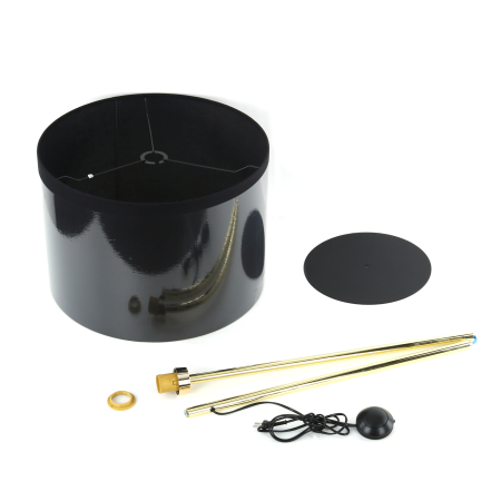 Lampadar UMBERTO E27 1 x max 15W LED Auriu, Negru 50 cm [5]