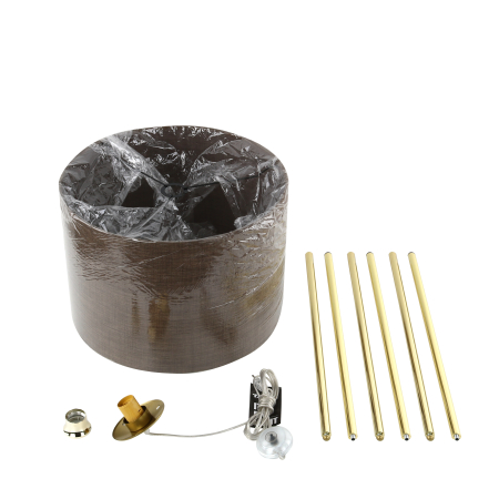 Lampadar UMBERTO E27 1 x max 15W LED Auriu, Negru 50 cm [9]