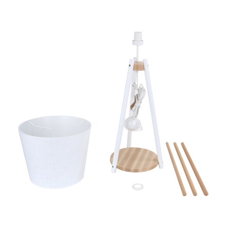 Lampadar VAIO E27 1 x max 15W LED Alb, Pin 49 cm [6]