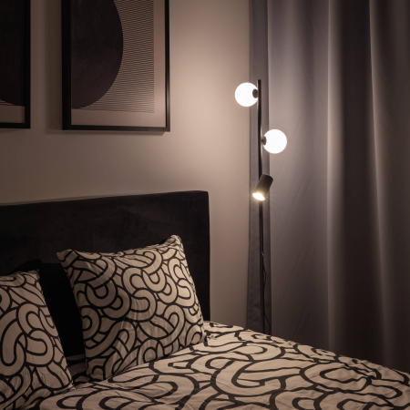 Lampadar Vox GU10, G9 3 x max 8W LED, max 10W LED Negru 30 cm [8]