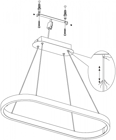 Pendul CODRIALES LED 27W lumina calda [3]