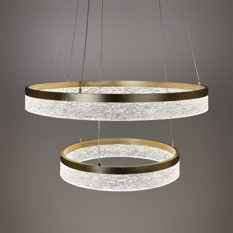 Lustre si pendule - Lustră GALA GOLD, 54W, LED