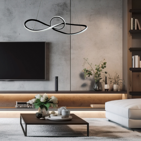 Lustră Marco, negru, 42W LED [2]