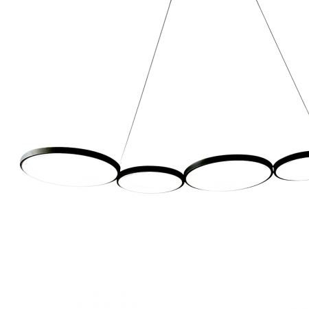 Lustra OLYMPIA BLACK LED 50W lumina neutra 115 cm [1]