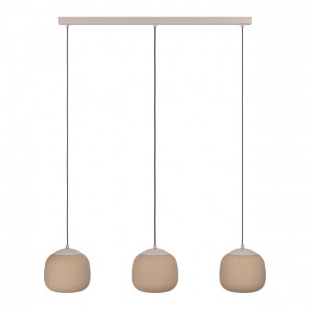 Pendul COMINIO E27 3x40W sticla nisipiu 88.5 cm [1]