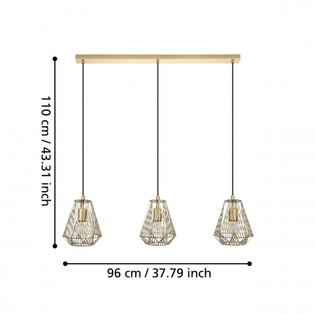 Pendul STYPE E27 3X40W [2]