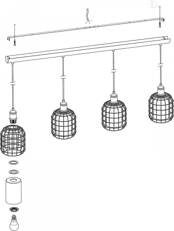 Pendul CHISLE E27 4X40W [4]