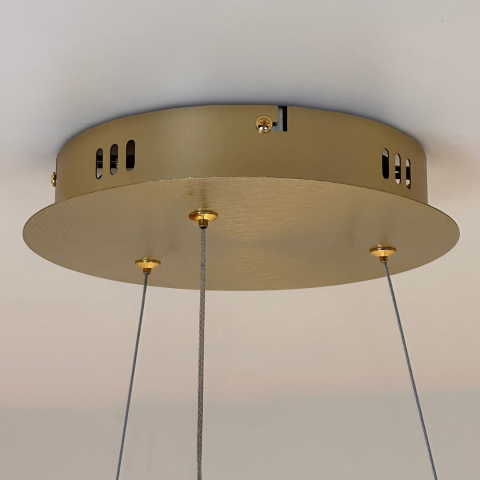 Lustră suspendată Gala LED 25W lumină neutră 50 cm auriu [8]