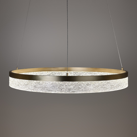 Lustră suspendată Gala LED 25W lumină neutră 50 cm auriu [4]