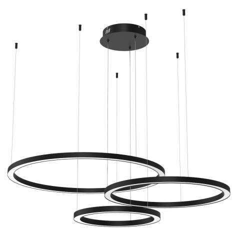 Lustră suspendată Galaxia, negru, 85W LED [7]