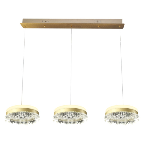 Lustră suspendată LED Preciosa, 60W, 4000K, Gold [4]