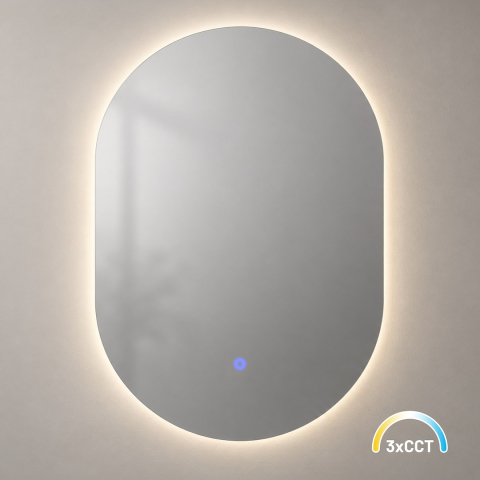 Iluminat baie - Oglindă Belissa 500x700mm 16W LED 3000K-4000K-6000K