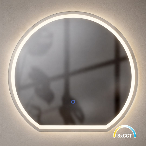 Iluminat baie - Oglindă Laguna 2 600x450mm 16W LED 3000K-4000K-6000K