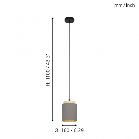 Pendul ALBARIZA E27 1X40W [3]